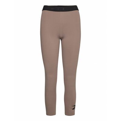 Rbk Vb Leggings Sport Leggings Beige Reebok X Victoria Beckham