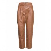 Regitze Trousers Leather Leggings/Byxor Brun Six Ames