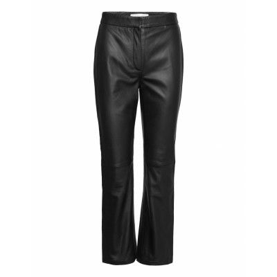 Rene Leather Trouser Trousers Leather Leggings/Byxor Svart Camilla Pihl