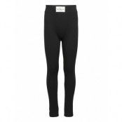 Rib Badge Legging *Villkorat Erbjudande Leggings Svart Calvin Klein