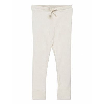 Copenhagen Colors Rib Jersey Leggings W. String Beige