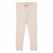 Copenhagen Colors Rib Jersey Leggings W. String Rosa