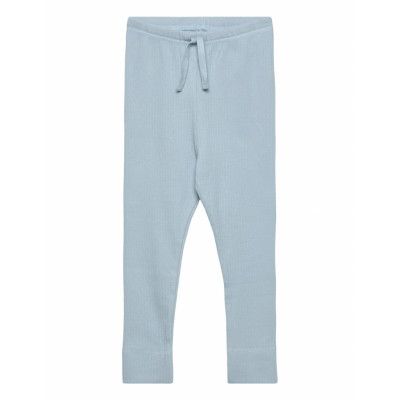 Rib Jersey Leggings W. String *Villkorat Erbjudande Leggings Blå Copenhagen Colors