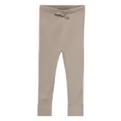 Rib Jersey Leggings W. String *Villkorat Erbjudande Leggings Grå Copenhagen Colors