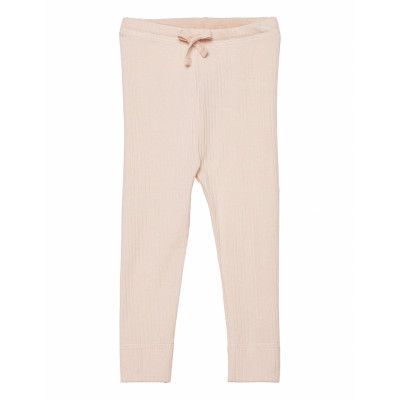 Rib Jersey Leggings W. String Bottoms Leggings Rosa Copenhagen Colors