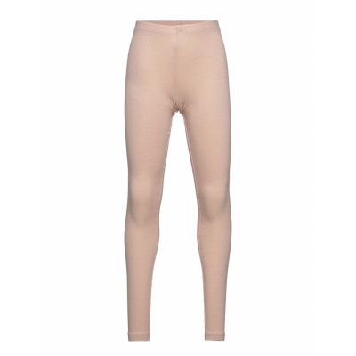 Rib Leggings Leggings Beige Wheat
