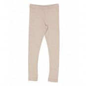 Rib Leggings Leggings Beige Wheat