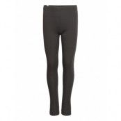 Rib Leggings Maddy *Villkorat Erbjudande Leggings Svart Wheat