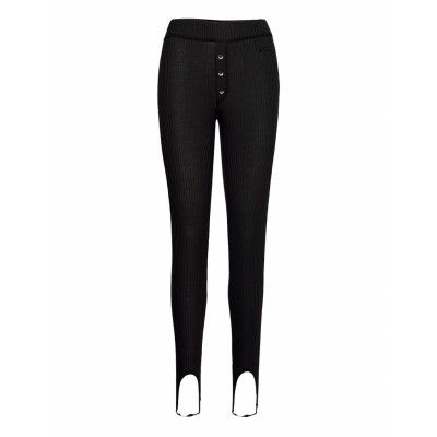 Rib Underwear Leggings Svart Ganni