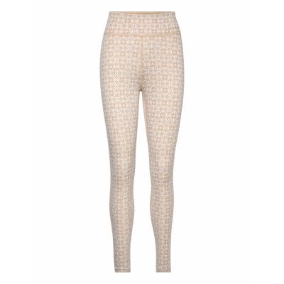 Rose Light Pant Hw *Villkorat Erbjudande Base Layer Bottoms Beige Kari Traa