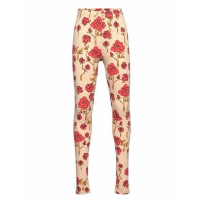 Roses Aop Leggings Leggings Multi/mönstrad Mini Rodini