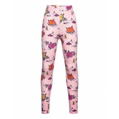 Roses Leggings *Villkorat Erbjudande Leggings Rosa Martinex
