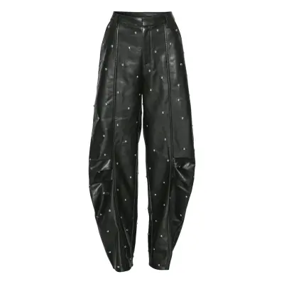 ROTATE Birger Christensen Studed Cargo Pants Svart