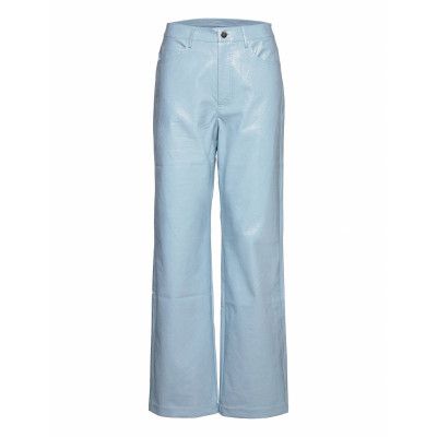 Rotie Pants Trousers Leather Leggings/Byxor Blå ROTATE Birger Christensen