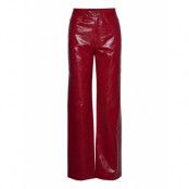 Rotie Pants Trousers Leather Leggings/Byxor Röd ROTATE Birger Christensen