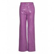 Rotie Pants Trousers Leather Leggings/Byxor Lila ROTATE Birger Christensen