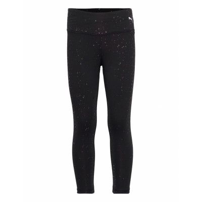 Runtrain 7/8 Aop Leggings G Running/training Tights Svart PUMA