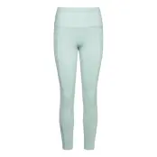 Rib High-Rise Leggings Sport Running-training Tights Blue Reebok Performance