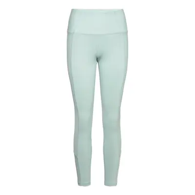 Rib High-Rise Leggings Sport Running-training Tights Blue Reebok Performance