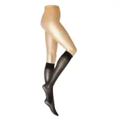 Satin Look 20 Lingerie Socks Knee High Socks Svart Kunert