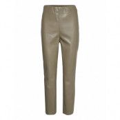 Sc-Beckie Trousers Leather Leggings/Byxor Beige Soyaconcept