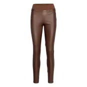 Sc-Pam *Villkorat Erbjudande Trousers Leather Leggings/Byxor Brun Soyaconcept