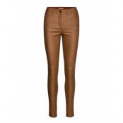 Sc-Pam Trousers Leather Leggings/Byxor Brun Soyaconcept