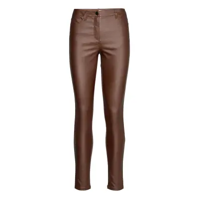 Sc-Pam *Villkorat Erbjudande Trousers Leather Leggings/Byxor Brun Soyaconcept