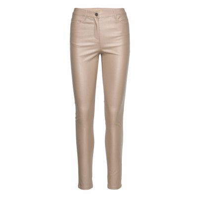 Sc-Pam *Villkorat Erbjudande Trousers Leather Leggings/Byxor Beige Soyaconcept