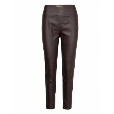 Sc-Pam *Villkorat Erbjudande Trousers Leather Leggings/Byxor Brun Soyaconcept