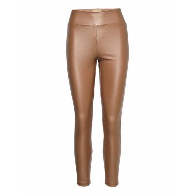 Sc-Pam *Villkorat Erbjudande Trousers Leather Leggings/Byxor Brun Soyaconcept