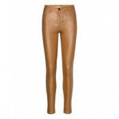 Sc-Pam *Villkorat Erbjudande Trousers Leather Leggings/Byxor Gul Soyaconcept