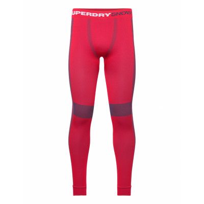 Superdry Sport Seamless Baselayer Leggings Röd