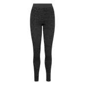 Seamless Jacquard Sport Leggings Svart Ganni