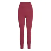 Seamless Leggings 7/8 Running/training Tights Röd Moonchild Yoga Wear