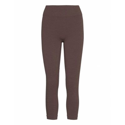 Seamless Leggings 7/8 Running/training Tights Röd Moonchild Yoga Wear