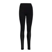Seamless Open Heel Mesh Leggin Running/training Tights Svart Filippa K Soft Sport
