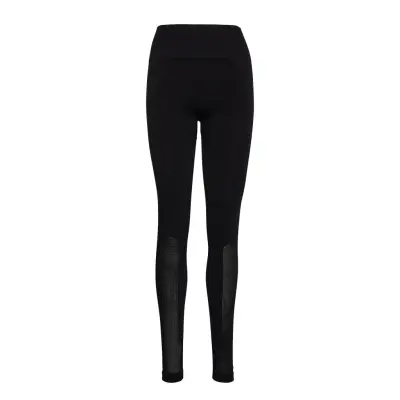 Seamless Open Heel Mesh Leggin Running/training Tights Svart Filippa K Soft Sport