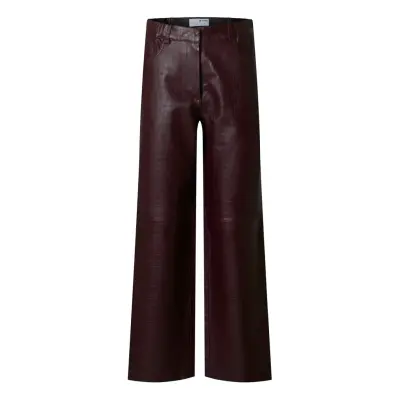 Selected Slfdarla-Faye Mw Crock Pants Burgundy