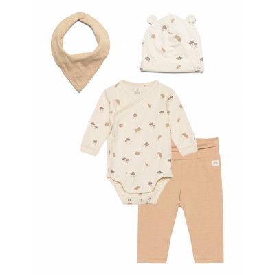 Set 4 Pcs Wrap Body Leggings C Sets Sets With Body Beige Lindex