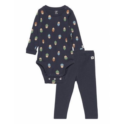Set Body Leggings Acorn Sets Sets With Body Navy Lindex