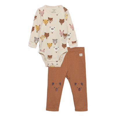 Set Body Leggings Airballoons Sets Sets With Body Beige Lindex