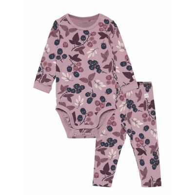 Set Body Leggings Blackberries Sets Sets With Body Multi/mönstrad Lindex