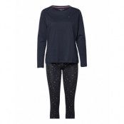 Set Ls Legging Print Pyjamas Svart Tommy Hilfiger