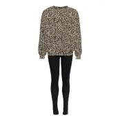 Set Sweater And Leggings Aop P 2-piece Sets Svart Lindex