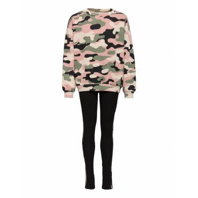 Set Sweater And Leggings Aop P Sets Sets With Long-sleeved T-shirt Multi/mönstrad Lindex