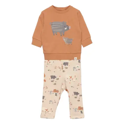 Set Sweater Leggings Wildboar Sets Sweatsuits Brun Lindex