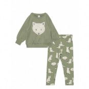 Set Sweater Leggings Wolf Sets Sweatsuits Grön Lindex