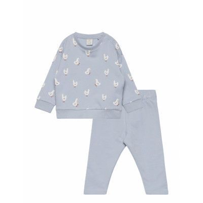 Set Sweatshirt Leggings Sets Sweatsuits Blue Lindex