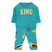 Set Top Leggings Kind Pyjamas Set Grön Lindex